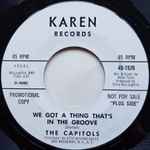 Cover of We Got A Thing That's In The Groove / Tired Running From You, , Vinyl