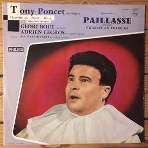 Tony Poncet - Paillasse (Chanté En Français) album cover