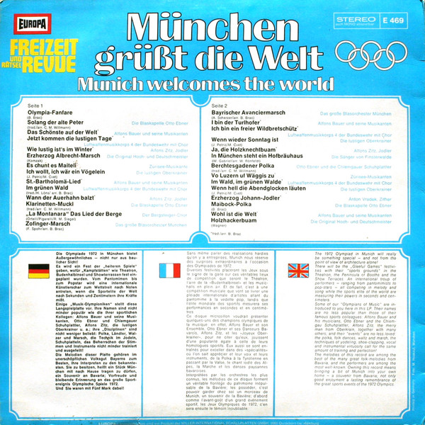 baixar álbum Various - München Grüßt Die Welt