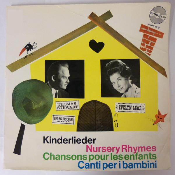 last ned album Thomas Stewart , Evelyn Lear, Georg Fischer - Kinderlieder Nursery Rhymes Chansons Pour Les Enfants Canzoni Per I Bambini