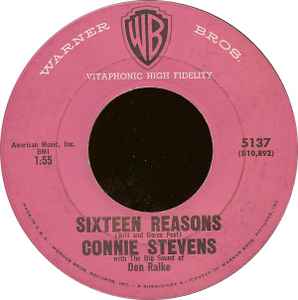 Connie Stevens - Sixteen Reasons album cover