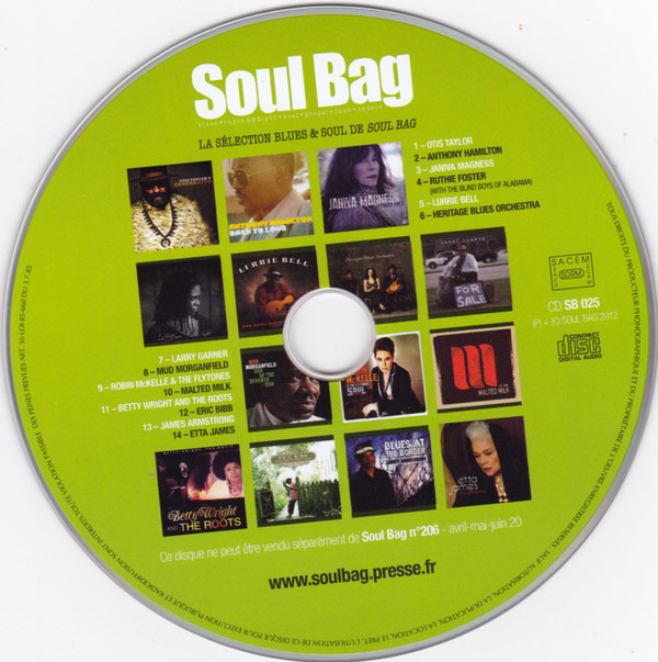 Album herunterladen Various - La Sélection Blues Soul De Soul Bag