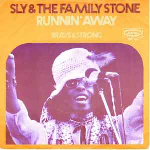 Sly & The Family Stone – Runnin' Away (1972, 4-prong center, Vinyl