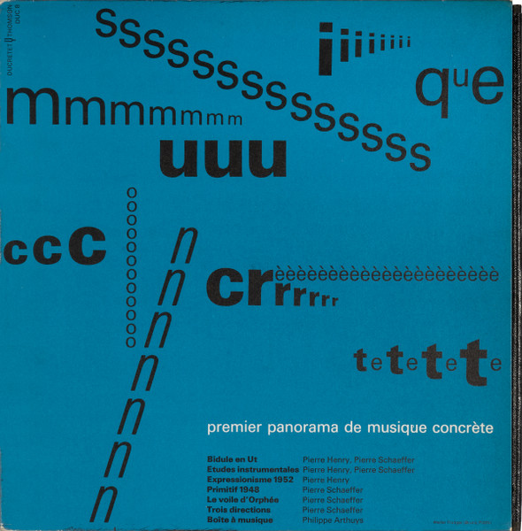 Panorama Of Musique Concrète (1956, Vinyl) - Discogs