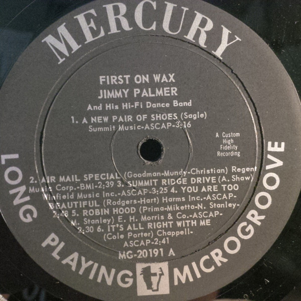 last ned album Jimmy Palmer - First On Wax
