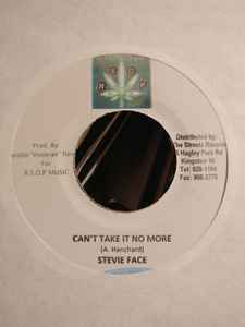 Stevie Face - Can't Take It No More album cover