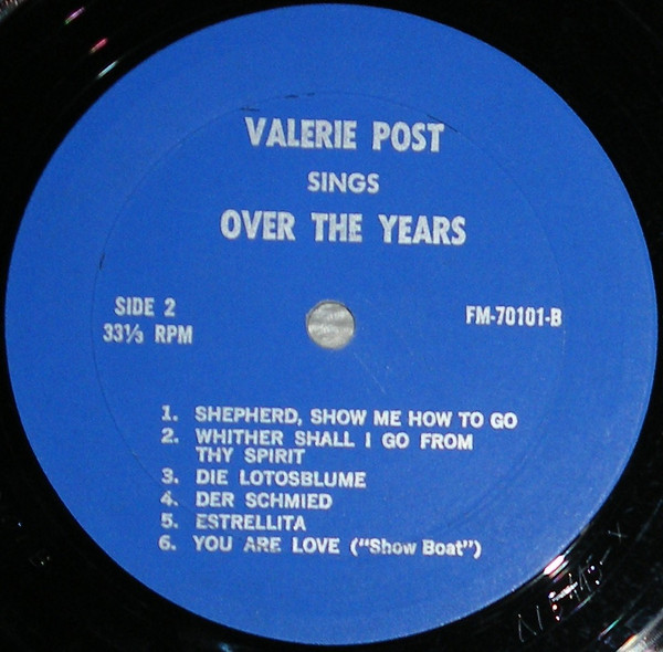 baixar álbum Valerie Post - Sings Over The Years