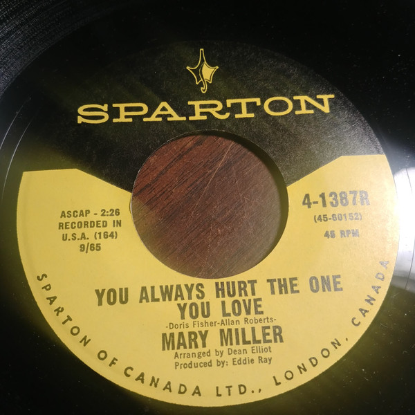 last ned album Mary Miller - You Always Hurt The One You Love I Wish I Knew What Dress To Wear