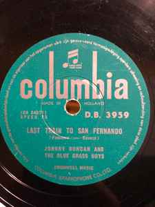 Johnny Duncan & His Blue Grass Boys - Last Train To San Fernando / Rock-A-Billy Baby album cover