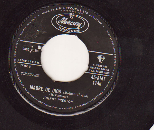 ladda ner album Johnny Preston - Big Chief Heartbreak Madre De Dios Mother Of God