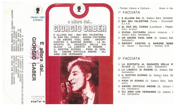 last ned album Giorgio Gaber - E Allora Dai