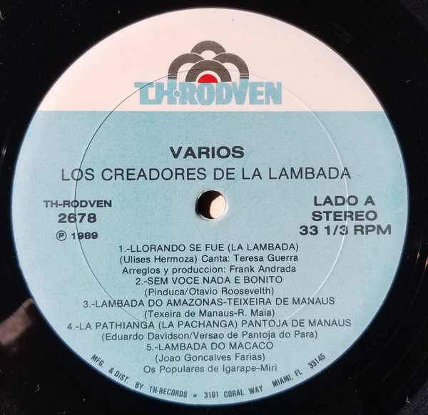 baixar álbum Various - Los Creadores De La Lambada