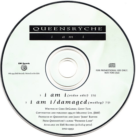 Queensrÿche – I Am I (1995, Gold, Vinyl) - Discogs