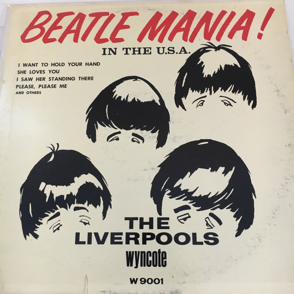 The Liverpools – Beatle Mania! In The USA (1964, Red Labels, Vinyl