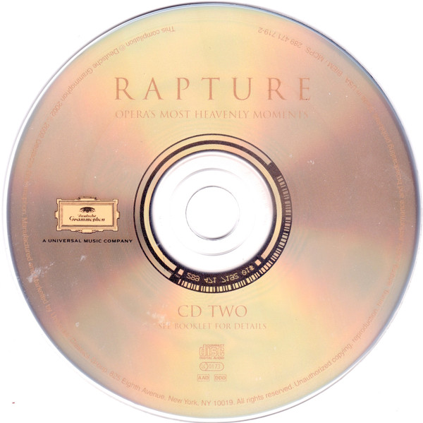 lataa albumi Various - Rapture Operas Most Heavenly Moments