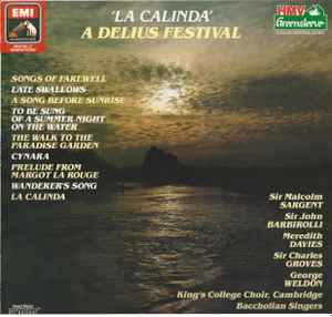 Frederick Delius - "La Calinda" A Delius Festival album cover