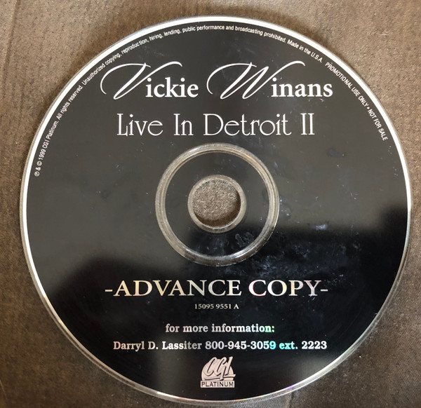 descargar álbum Vickie Winans - Live In Detroit II