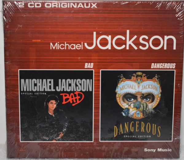 MICHAEL JACKSON/double CD Disco de Oro & Foto Display/Edicion LTD/Certificato di autenticità/BAD & DANGEROUS 