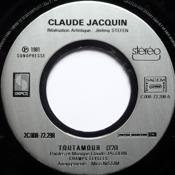 Album herunterladen Claude Jacquin - Toutamour Vers De Terre