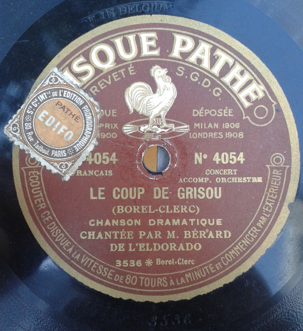 lataa albumi Adolphe Bérard - Mon Vieux Clocher Le Coup De Grisou