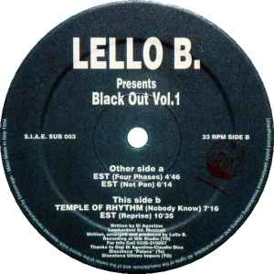 Lello B. Presents Black Out Vol.1* - Est