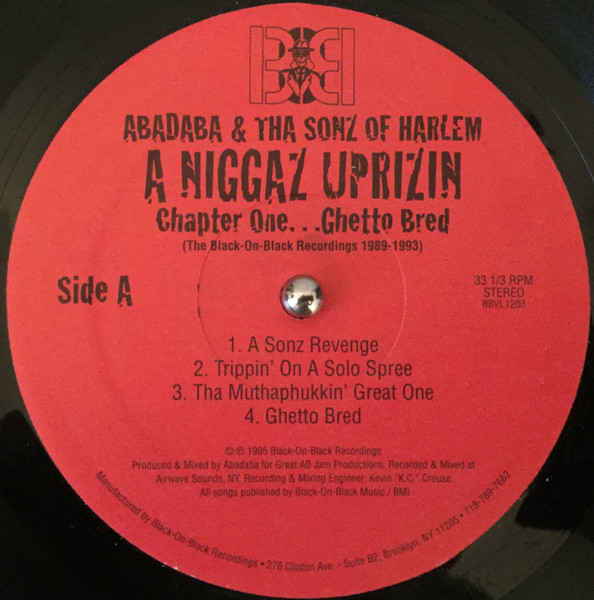 Abadaba & Tha Sonz Of Harlem – A Niggaz Uprizin - Chapter One 