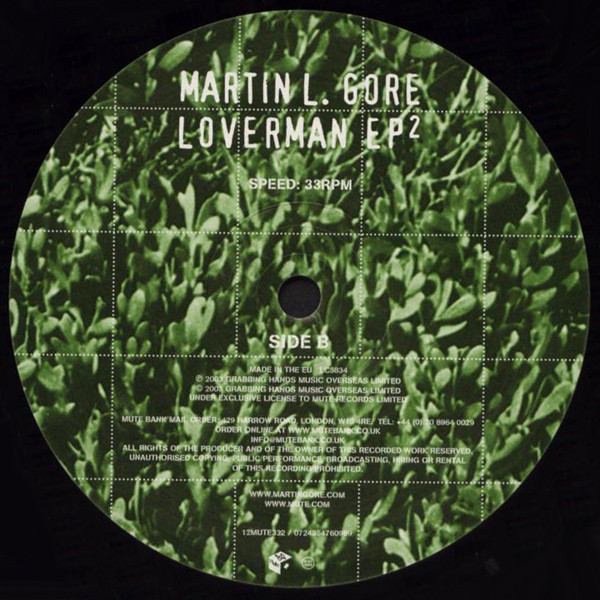 Martin L. Gore - Loverman EP² | Mute (12MUTE322) - 4