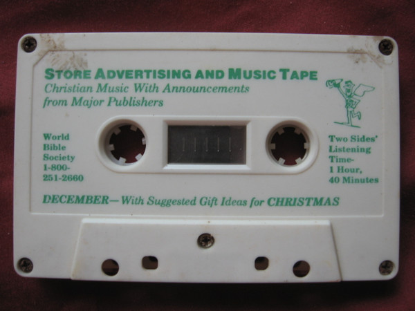 Album herunterladen Unknown Artist - Store Advertising And Music Tape December With Suggested Gift Ideas For Christmas