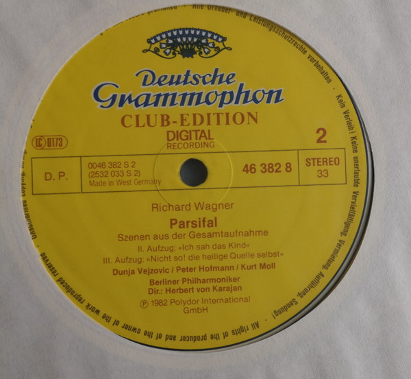baixar álbum Richard Wagner - Parsifal Szenen Aus Der Gesamtaufnahme