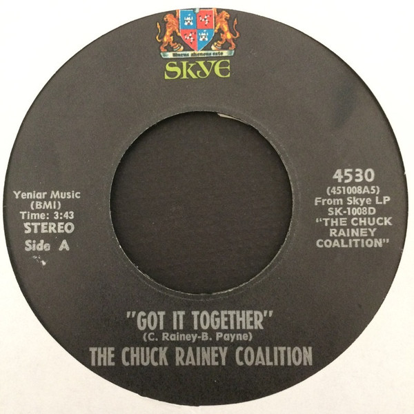 The Chuck Rainey Coalition – Got It Together (1970, Vinyl) - Discogs