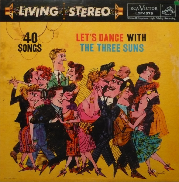 The Three Suns – Let's Dance With The Three Suns (1958, Vinyl