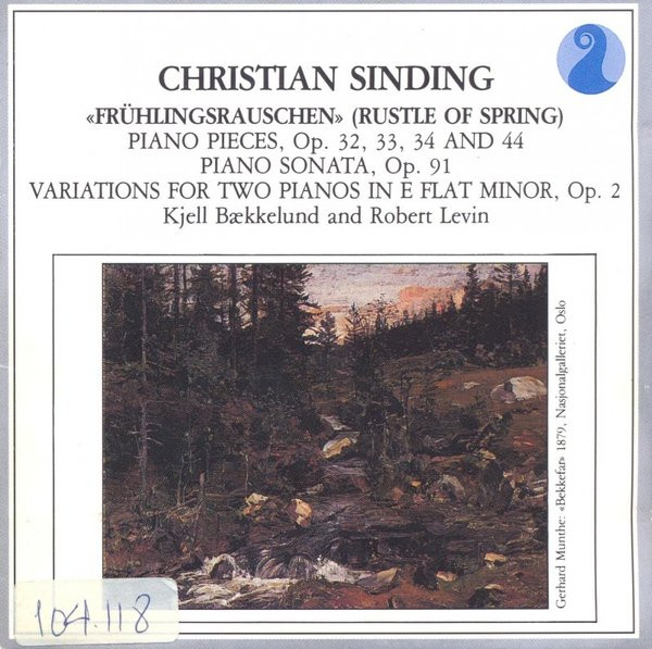 Album herunterladen Download Christian Sinding, Kjell Bækkelund And Robert Levin - Frühlingsrauschen Rustle Of Spring album