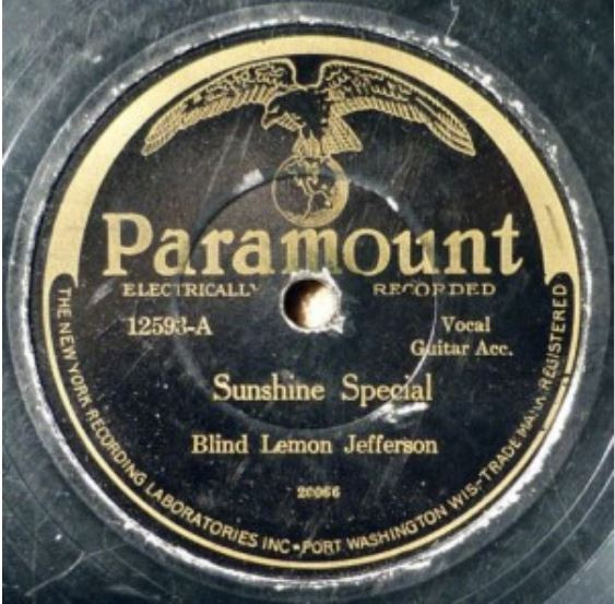 Blind Lemon Jefferson – Sunshine Special / Lonesome House Blues