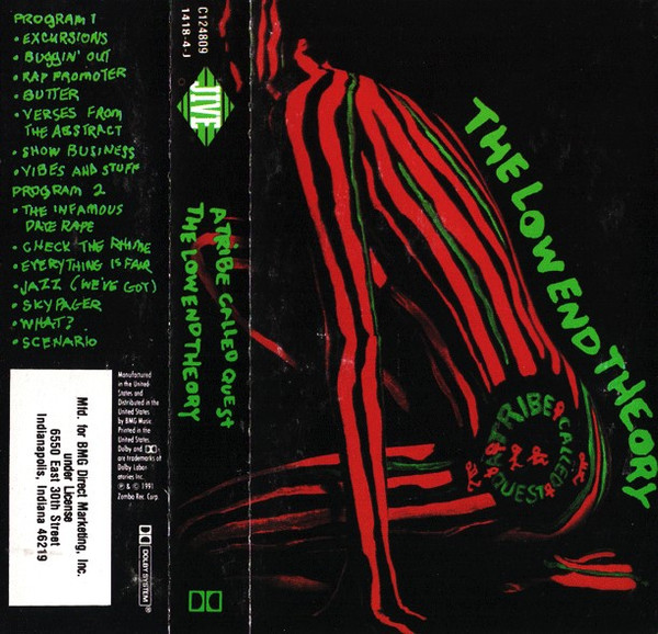 A Tribe Called Quest – The Low End Theory (1991, White Shell 