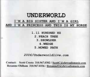 Underworld - I'm A Big Sister And I'm A Girl And I'm A Princess And This Is My Horse album cover