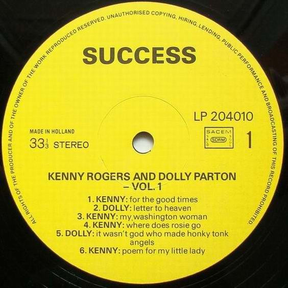 ladda ner album Kenny Rogers & Dolly Parton - Vol 1