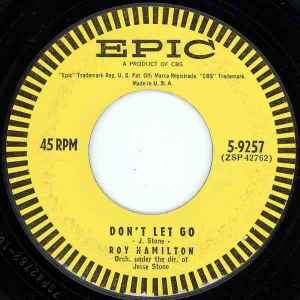 Portada de album Roy Hamilton (5) - Don't Let Go / The Right To Love