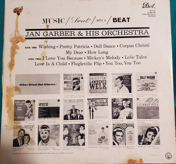 lataa albumi Jan Garber And His Orchestra - Music Sweet With A Beat