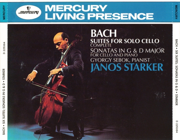 Bach / Gyorgy Sebok, Janos Starker – Suites For Solo Cello 