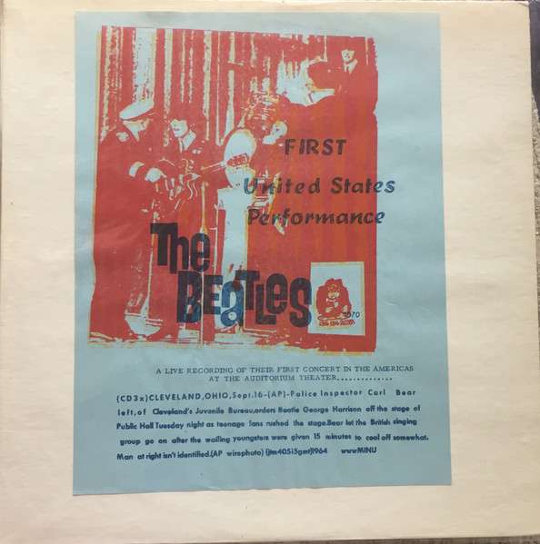 The Beatles – First United States Performance (Red/Black Labels