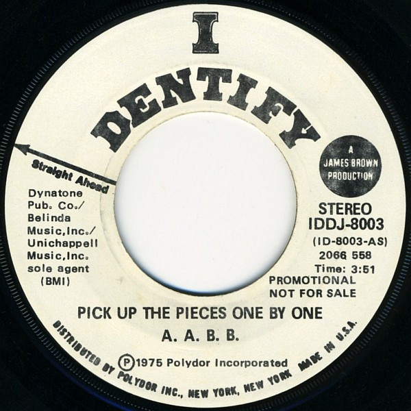 A.A.B.B. – Pick Up The Pieces One By One (1975, Vinyl) - Discogs