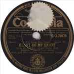 Cover of (The Gang That Sang) Heart Of My Heart / I Think I'll Fall In Love Today, 1953, Shellac