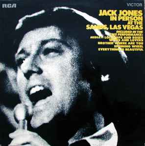 Jack Jones - Jack Jones In Person At The Sands, Las Vegas album cover
