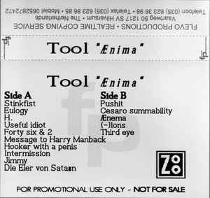 Tool – Ænima (1996, Cassette) - Discogs