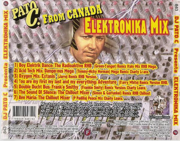 Album herunterladen Pato C - Elektronika Mix