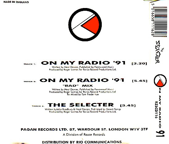 Album herunterladen The Selecter - On My Radio 91