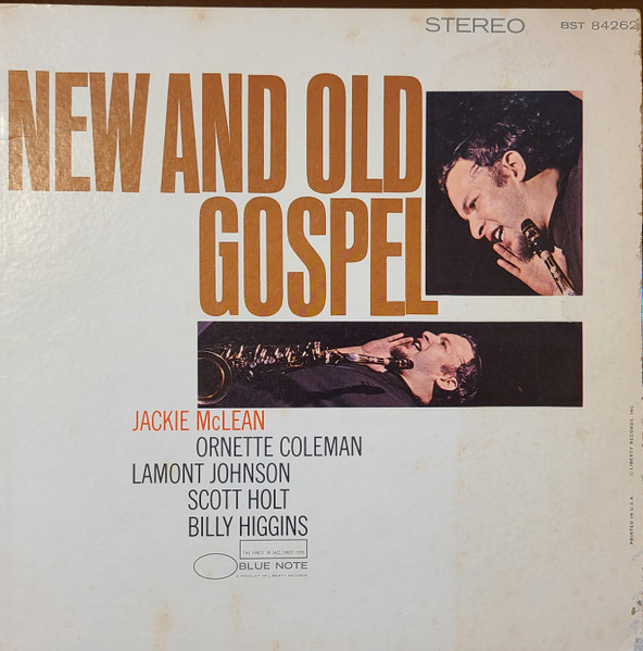 Jackie McLean – New And Old Gospel (1979, Vinyl) - Discogs