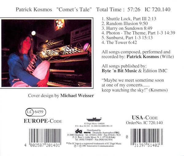 télécharger l'album Patrick Kosmos - Comets Tale The Best Of Patrick Kosmos Vol III