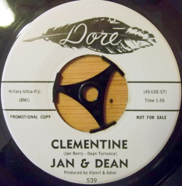 Jan & Dean – Clementine (1959, Vinyl) - Discogs