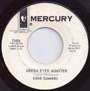 Gene Summers - Green Eyed Monster / The Clown album cover